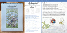 Load image into Gallery viewer, Ruby Charm Colors 28 Artful Illustrations for Coloring Enthusiasts - Collection 2, handmade, spiral bound, heavy paper adult coloring book