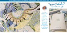 Load image into Gallery viewer, Set of 6 giclee, artist-signed greeting cards w/envelopes: Peace Whales