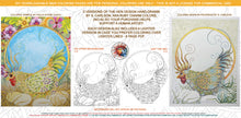 Load image into Gallery viewer, Pretty Poulet: downloadable printable 6-page PDF for coloring