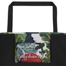 Load image into Gallery viewer, "Garden Goods" Beets All-Over Print 16 x 20" Tote with Inside Pocket  by Ruby Charm Colors
