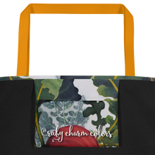 Load image into Gallery viewer, "Garden Goods" Beets All-Over Print 16 x 20" Tote with Inside Pocket  by Ruby Charm Colors