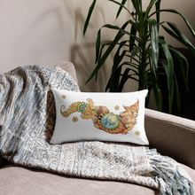 Load image into Gallery viewer, Foxy Premium Pillow by Ruby Charm Colors, 20" x 12"