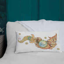 Load image into Gallery viewer, Foxy Premium Pillow by Ruby Charm Colors, 20" x 12"