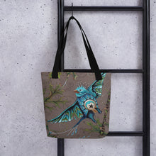 Load image into Gallery viewer, Litte Bird 15" x 15" Simple Tote by Ruby Charm Colors