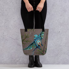Load image into Gallery viewer, Litte Bird 15" x 15" Simple Tote by Ruby Charm Colors