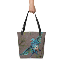 Load image into Gallery viewer, Litte Bird 15" x 15" Simple Tote by Ruby Charm Colors