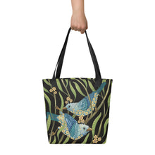 Load image into Gallery viewer, Prairie Birds Simple 15" x 15" Tote bag by Ruby Charm Colors