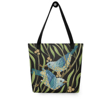 Load image into Gallery viewer, Prairie Birds Simple 15" x 15" Tote bag by Ruby Charm Colors
