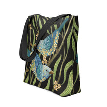 Load image into Gallery viewer, Prairie Birds Simple 15" x 15" Tote bag by Ruby Charm Colors