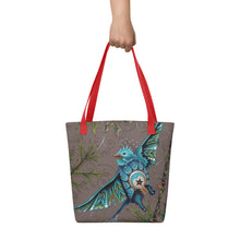 Load image into Gallery viewer, Litte Bird 15" x 15" Simple Tote by Ruby Charm Colors