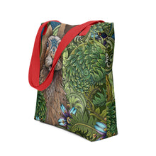 Load image into Gallery viewer, Spring Rabbit Simple 15" x 15" Tote by Ruby Charm Colors