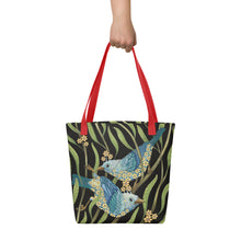 Load image into Gallery viewer, Prairie Birds Simple 15" x 15" Tote bag by Ruby Charm Colors