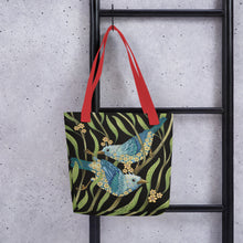 Load image into Gallery viewer, Prairie Birds Simple 15" x 15" Tote bag by Ruby Charm Colors