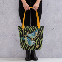 Load image into Gallery viewer, Prairie Birds Simple 15" x 15" Tote bag by Ruby Charm Colors
