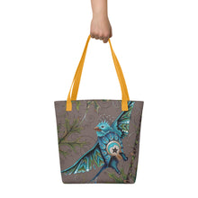 Load image into Gallery viewer, Litte Bird 15" x 15" Simple Tote by Ruby Charm Colors