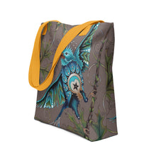 Load image into Gallery viewer, Litte Bird 15" x 15" Simple Tote by Ruby Charm Colors
