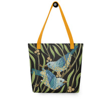 Load image into Gallery viewer, Prairie Birds Simple 15" x 15" Tote bag by Ruby Charm Colors