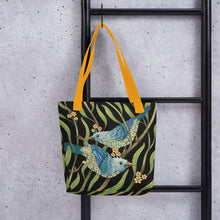 Load image into Gallery viewer, Prairie Birds Simple 15" x 15" Tote bag by Ruby Charm Colors
