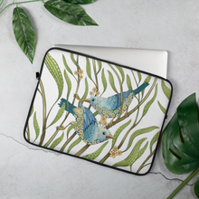 Load image into Gallery viewer, Prairie Birds Sleeve for up to 13" and 15" Laptops and Tablets by Ruby Charm Colors