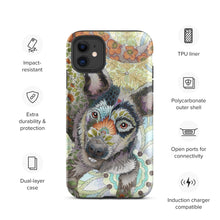 Load image into Gallery viewer, Tough Case for iPhone® - Juno design by Ruby Charm Colors