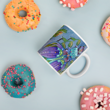 Load image into Gallery viewer, Insectimaginary 2 White Glossy Mug by Ruby Charm Colors