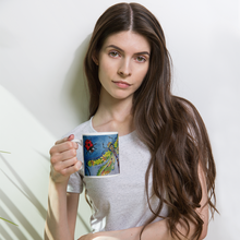 Load image into Gallery viewer, Insectimaginary 2 White Glossy Mug by Ruby Charm Colors