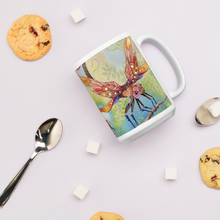 Load image into Gallery viewer, Insectimaginary 1 White Glossy Mug by Ruby Charm Colors