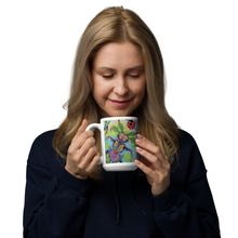 Load image into Gallery viewer, Insectimaginary 1 White Glossy Mug by Ruby Charm Colors