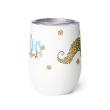 Load image into Gallery viewer, Foxy "Paws & Refresh" Wine Tumbler by Ruby Charm Colors