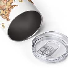 Load image into Gallery viewer, Foxy "Paws & Refresh" Wine Tumbler by Ruby Charm Colors