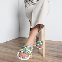 Load image into Gallery viewer, Women's Prairie Bird Slides by Ruby Charm Colors