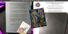 Load image into Gallery viewer, Artist Edition Ruby Charm Colors Black Magic Box Set, 80 unique illustrations for coloring