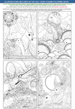 Load image into Gallery viewer, The Original Ruby Charm Colors handmade spiral-bound Artist Edition coloring book