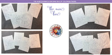 Load image into Gallery viewer, The Mini Box Set: A collection of 40 card sized 5.5"x7.5" coloring pages for travel & small spaces
