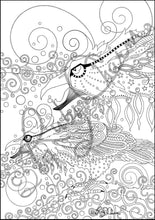Load image into Gallery viewer, Bird Bundle: downloadable printable 8-page PDF for coloring