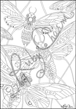Load image into Gallery viewer, Insects Bundle: downloadable printable 8-page PDF for coloring