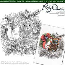 Load image into Gallery viewer, HOLIDAY BUNDLE: downloadable printable 8-page PDF for coloring