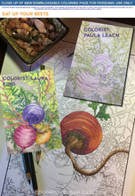 Load image into Gallery viewer, Garden Goods Bundle: downloadable printable 12-page PDF for coloring
