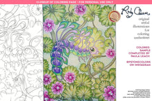 Load image into Gallery viewer, Insectimaginary Pluma Spectabilis Caterpillar: downloadable printable 2-page PDF for coloring