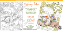 Load image into Gallery viewer, Spring Babes: downloadable printable 2-page PDF for coloring