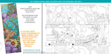 Load image into Gallery viewer, Animals Set 1 Bookmarks: downloadable printable 1-page PDF for coloring and DYI