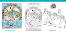 Load image into Gallery viewer, Embellished Bundle: downloadable printable 12-page PDF for coloring