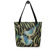 Load image into Gallery viewer, Prairie Birds Simple 15&quot; x 15&quot; Tote bag by Ruby Charm Colors
