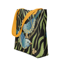 Load image into Gallery viewer, Prairie Birds Simple 15&quot; x 15&quot; Tote bag by Ruby Charm Colors
