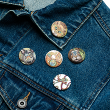 Load image into Gallery viewer, Set of pin 5 buttons by Ruby Charm Colors: Collection 1
