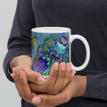 Load image into Gallery viewer, Insectimaginary 2 White Glossy Mug by Ruby Charm Colors
