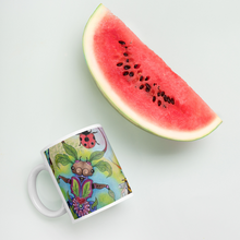 Load image into Gallery viewer, Insectimaginary 1 White Glossy Mug by Ruby Charm Colors
