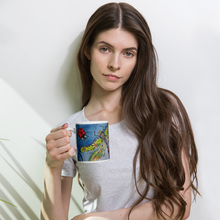 Load image into Gallery viewer, Insectimaginary 2 White Glossy Mug by Ruby Charm Colors
