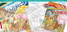 Load image into Gallery viewer, Carnival Squirrels: downloadable printable 2-page PDF for coloring
