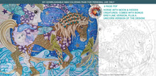 Load image into Gallery viewer, Celestial Horse &amp; Unicorn: Downloadable printable 4-page PDF for coloring
